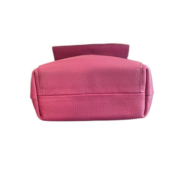 Bush Princess Leather Purse Pink Fuschia Handmade in Kenya Shoulder Bag - Picture 3 of 11